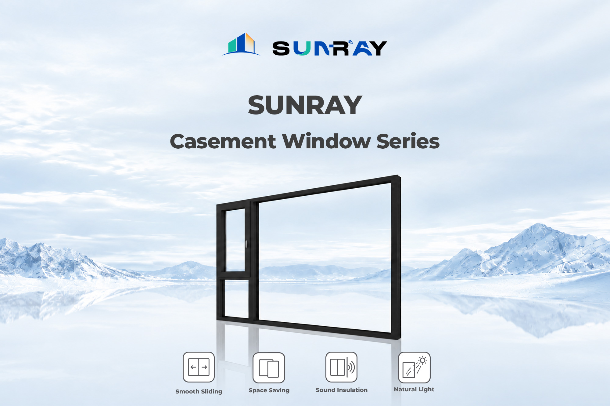 SUNRAY Casement Window Banner